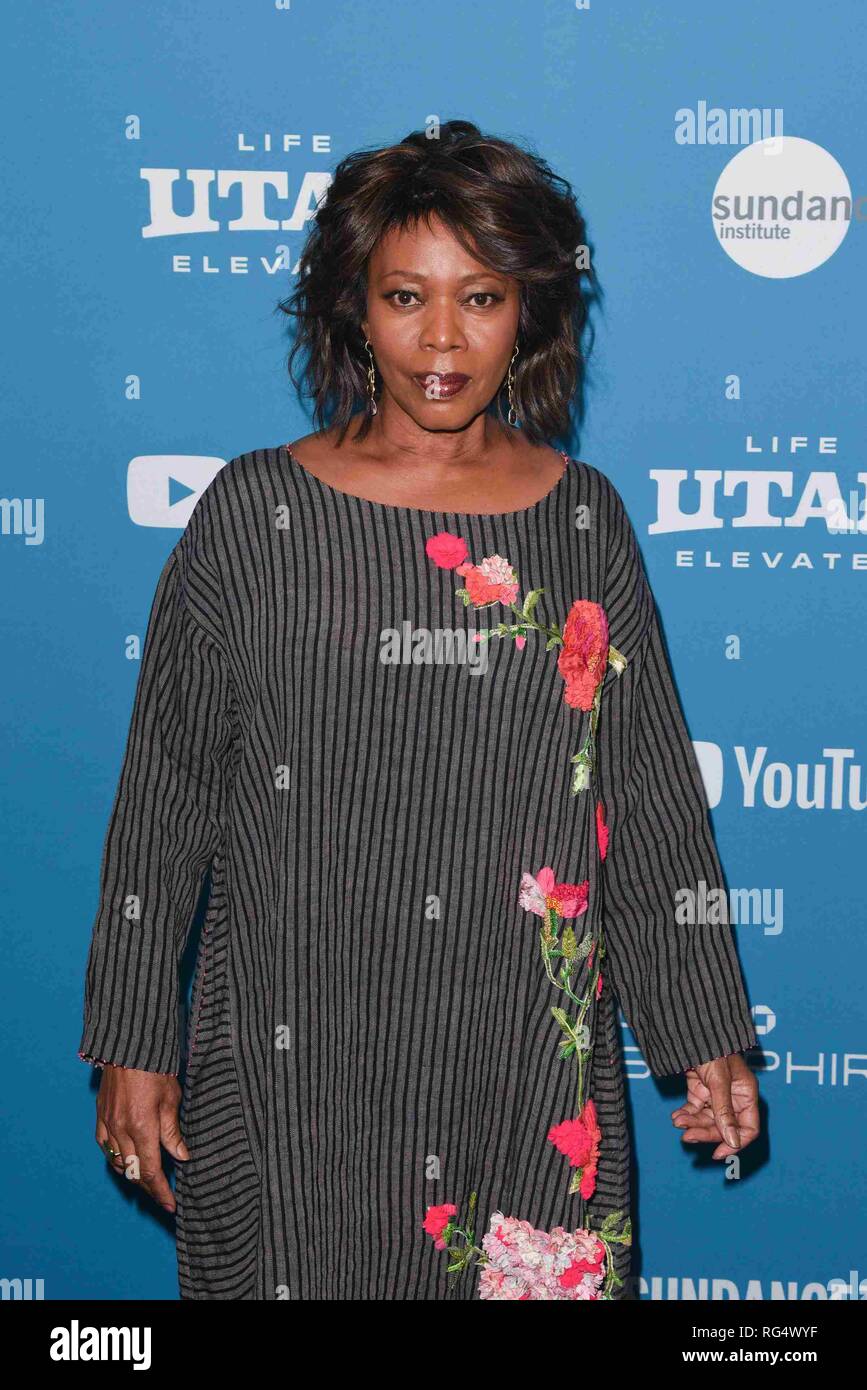 Park City, Utah, USA. 27th Jan 2019. Alfre Woodard at the premiere of 'Clemency' at the 2019 Sundance Film Festival held at the Library Center Theatre on January 27, 2019 in Park City, Utah. Photo: imageSPACE/MediaPunch Credit: MediaPunch Inc/Alamy Live News Stock Photo