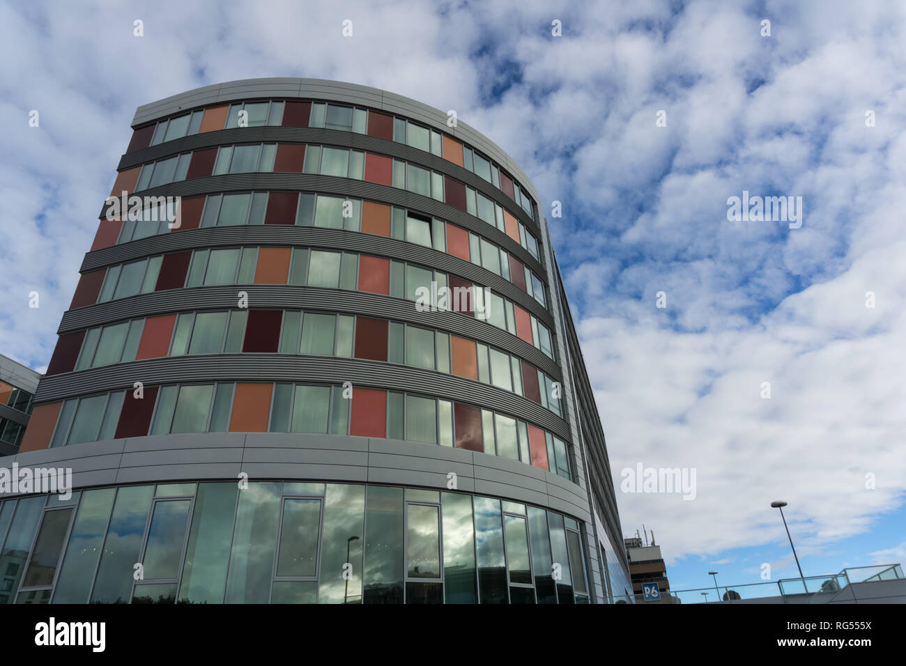 Leinfelden Echterdingen Germany January 27 19 Moevenpick Hotel This Hotel Is A Big Colorful Building Between The Airport And The Messe Area Lei Stock Photo Alamy