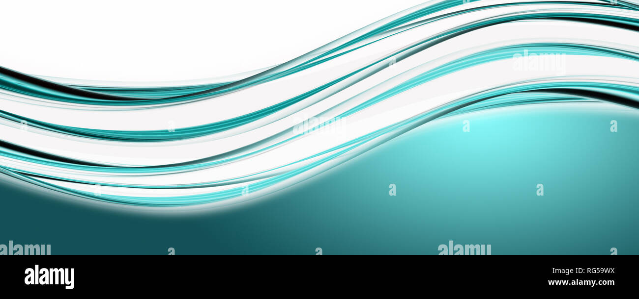Abstract elegant wave panorama design with space for your text Stock ...