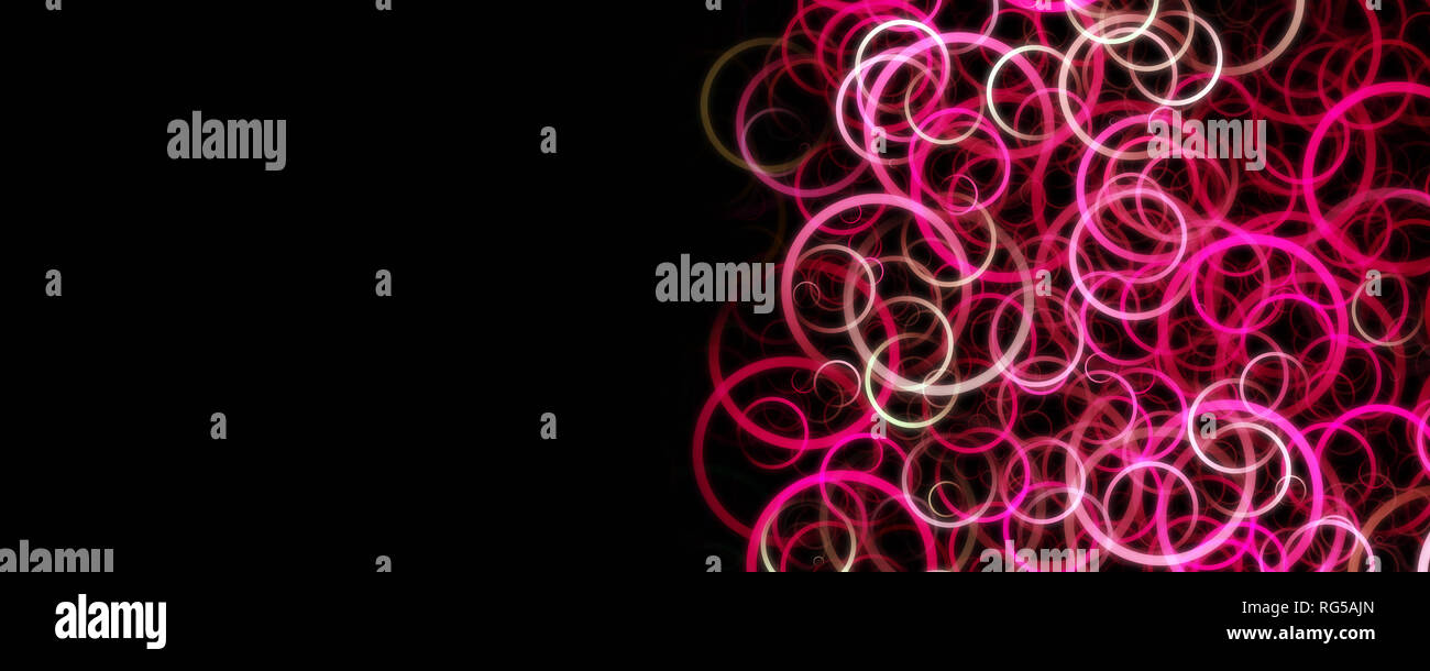 Romantic circle panorama background design illustration Stock Photo - Alamy