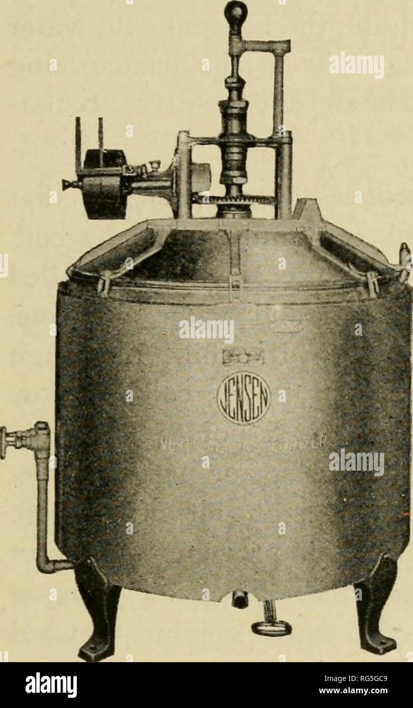 The butter industry, prepared for the use of creameries, dairy students and  pure food departments. Butter. Pasteurization 199 enameled equipment,  instead of copper-lined vats, would greatly reduce the effect of agencies