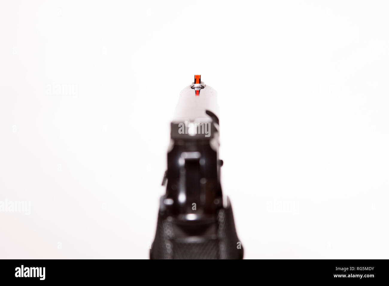Front Sight Focus Stock Photo Alamy