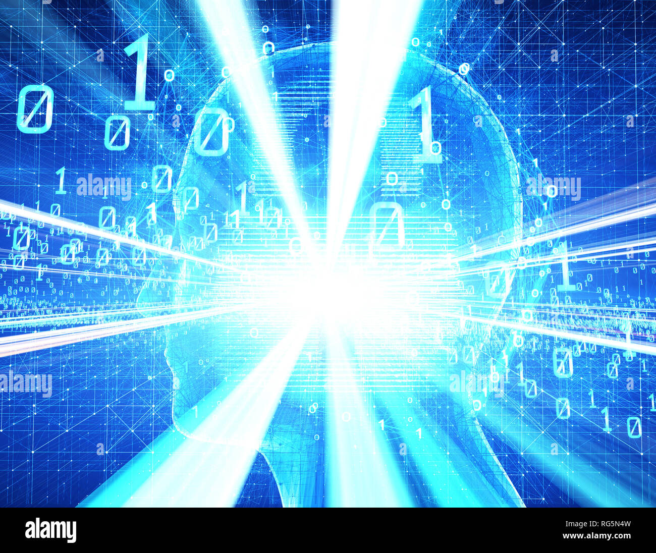 Artificial intelligence technology and network data transmission and ...