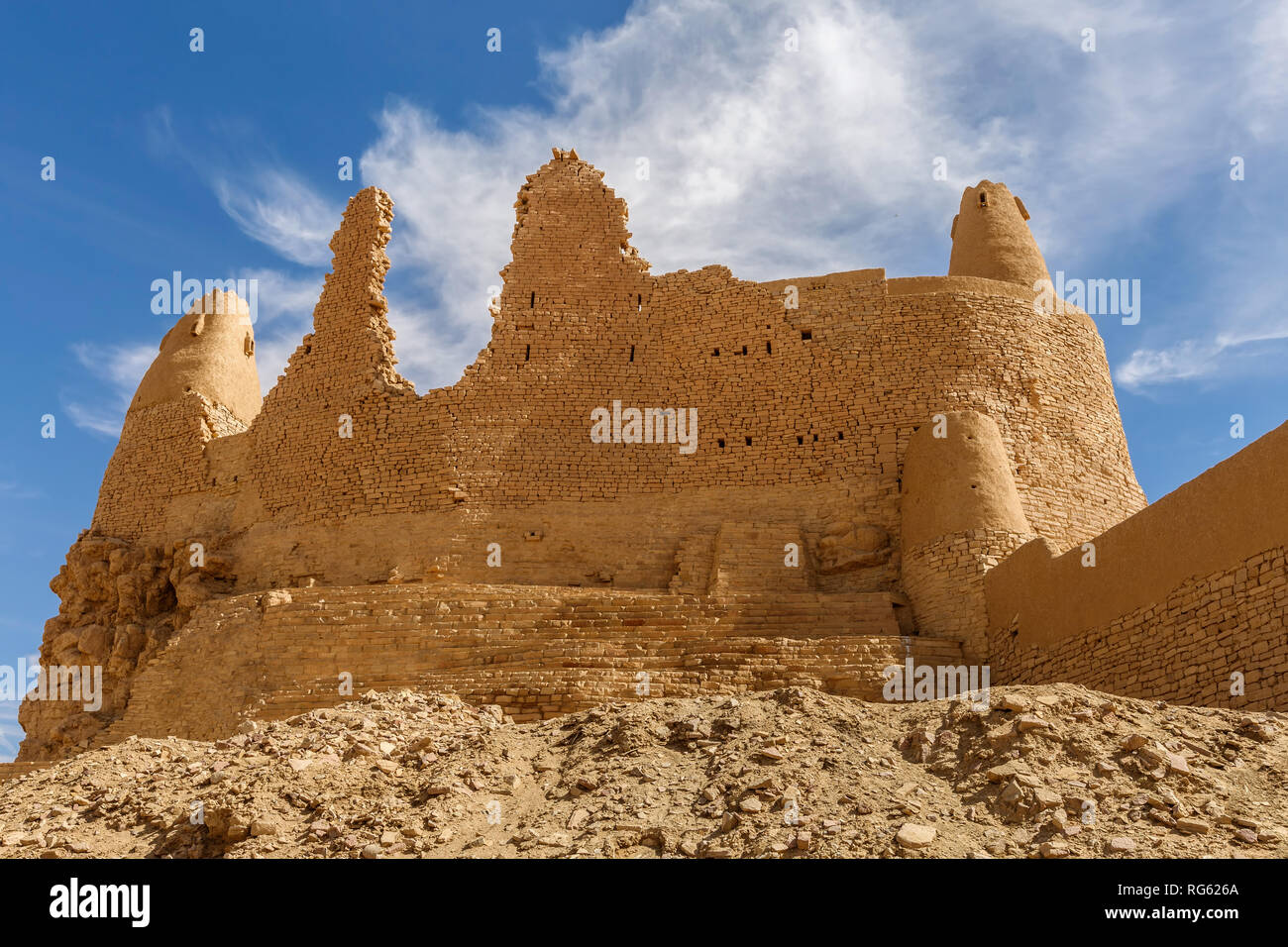 Fortress of Mard, Jandal, Saudi Arabia Stock Photo