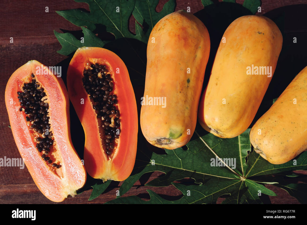 Inside papaya fruit hires stock photography and images Alamy