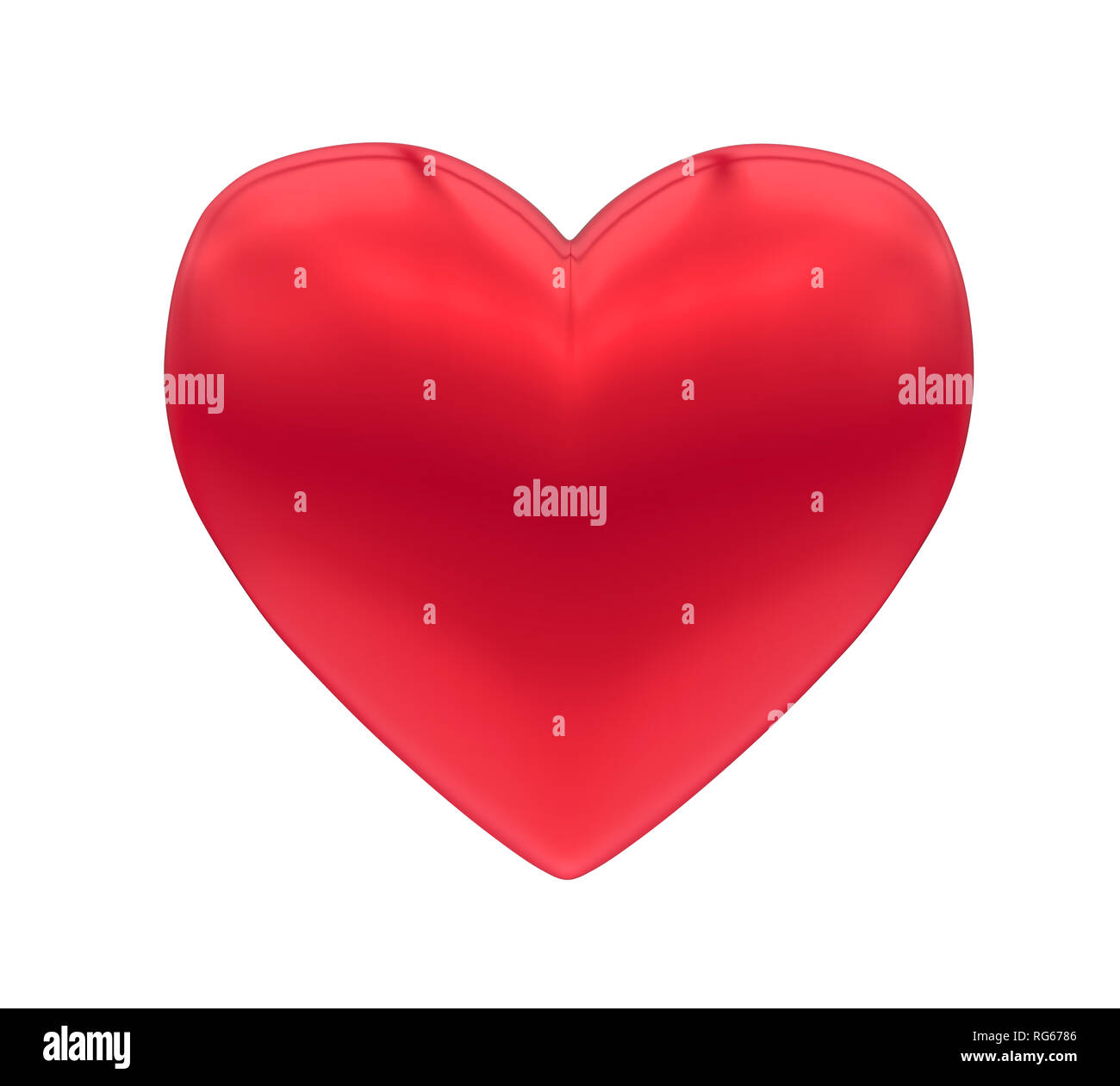 Heart Shape Love Symbol Isolated Stock Photo