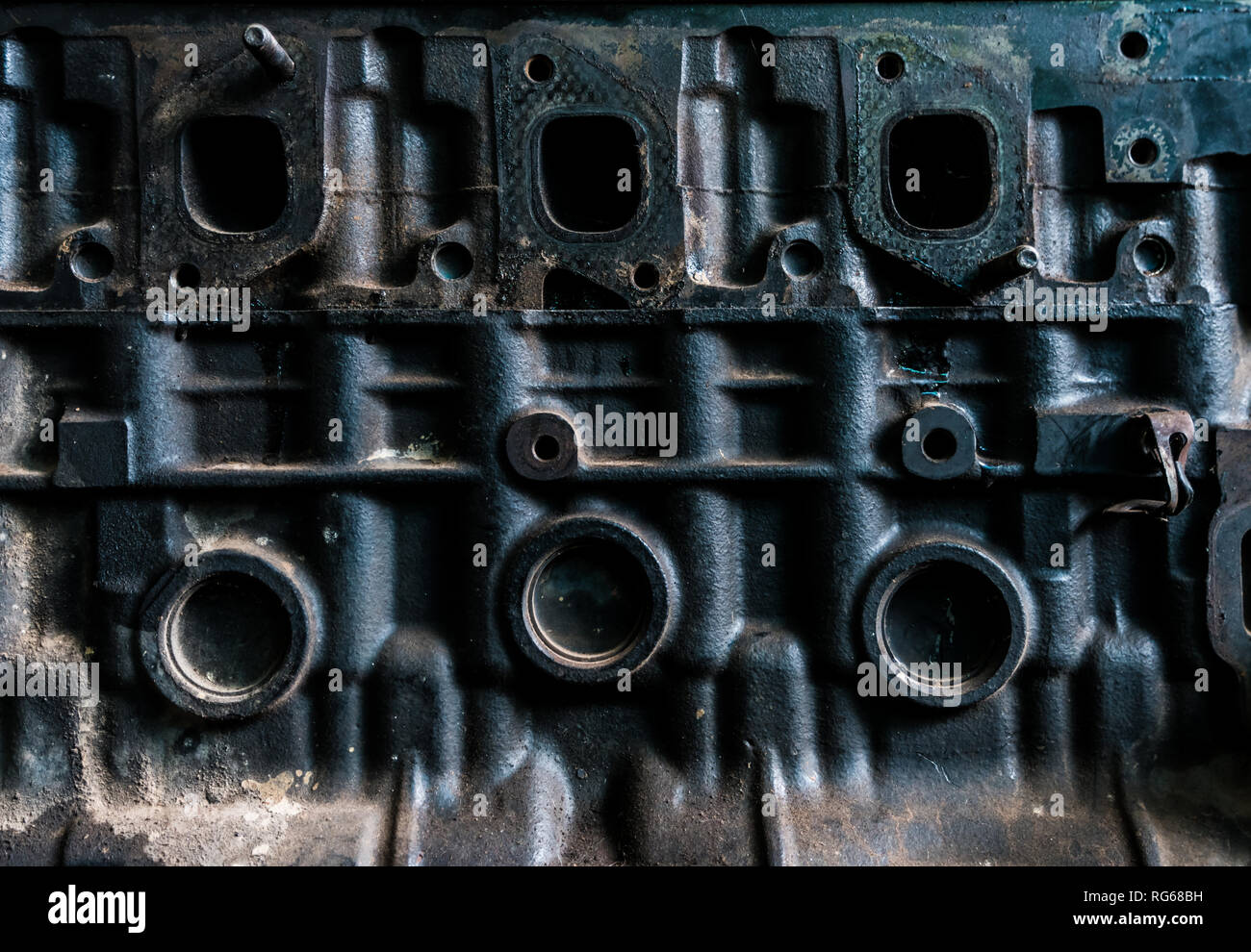 Vehicle engine parts Stock Photo Alamy