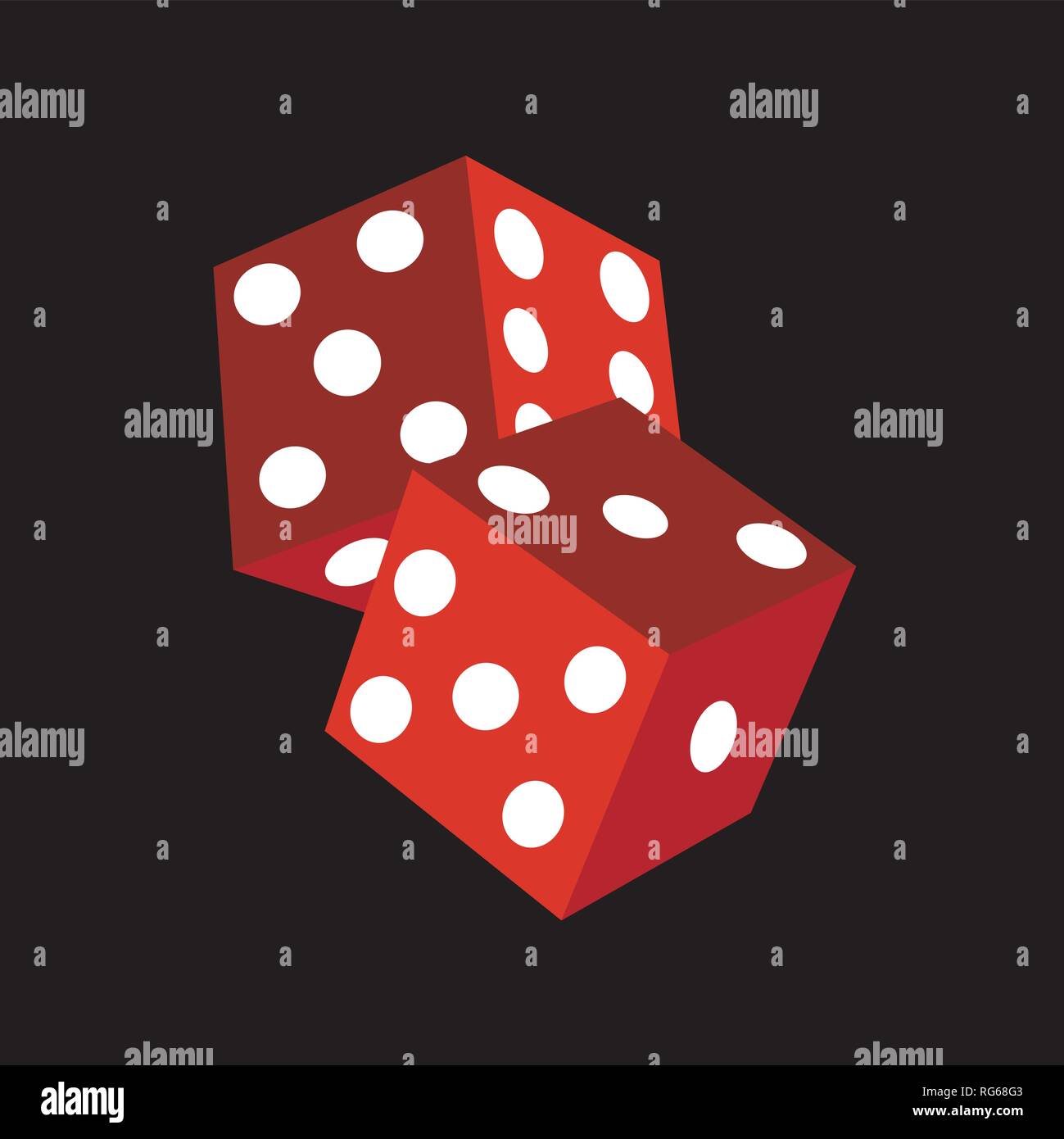Deciles Vector Vector dices illustration Stock Vector Image & Art - Alamy