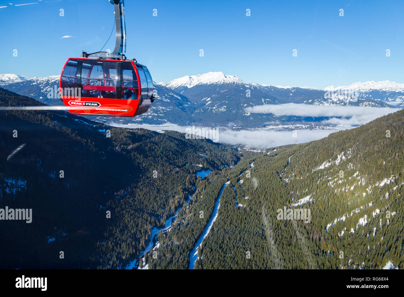 Whistler peak 2 peak gondola hires stock photography and images Alamy