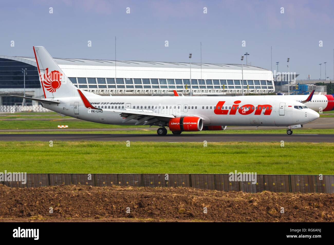 Jakarta Indonesia 27. January 2018 Lion Air Boeing 737 900 at