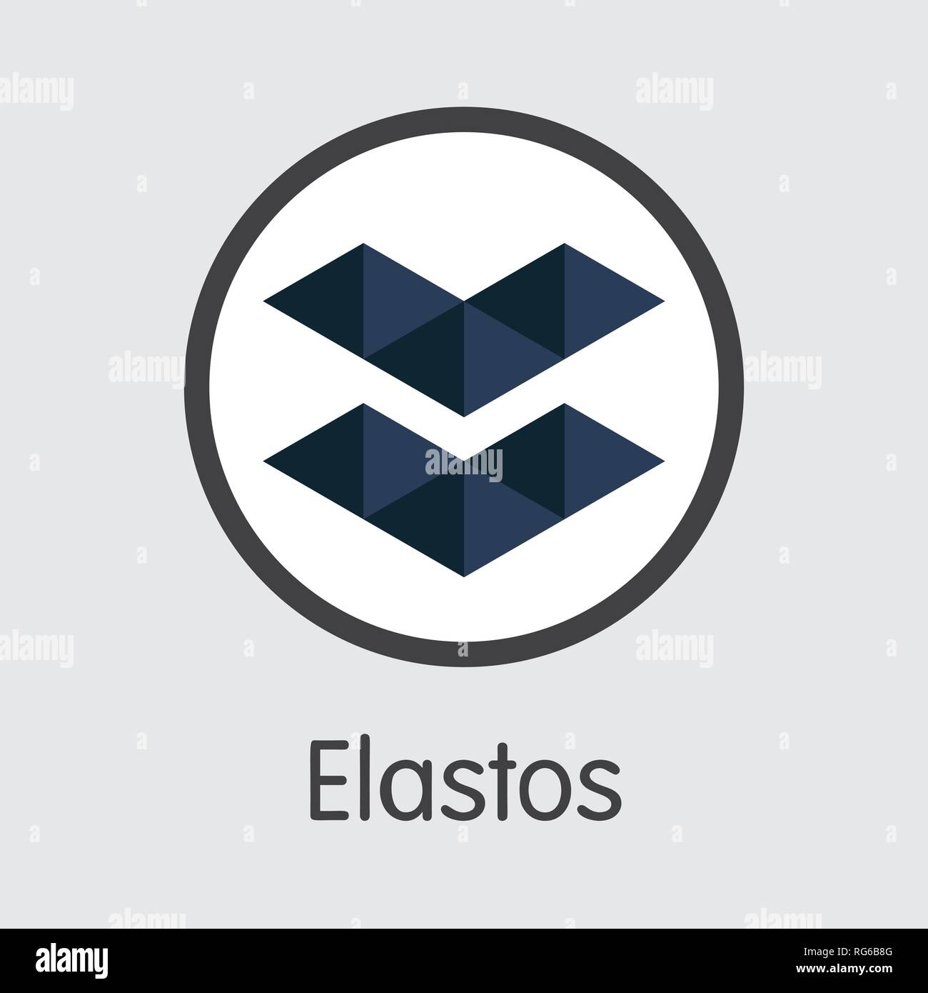 ELA - Elastos. The Icon of Cryptocurrency or Market Emblem Stock Vector  Image & Art - Alamy