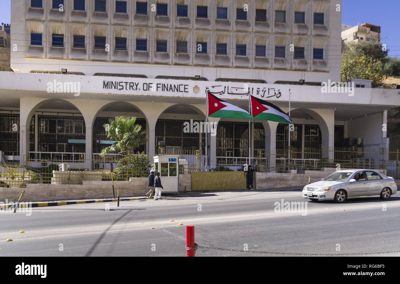 View of the building of the Jordanian Ministry of Finance in Amman. Jordan's economy is characterized by high indebtedness. (02 November 2018) | usage worldwide Stock Photo