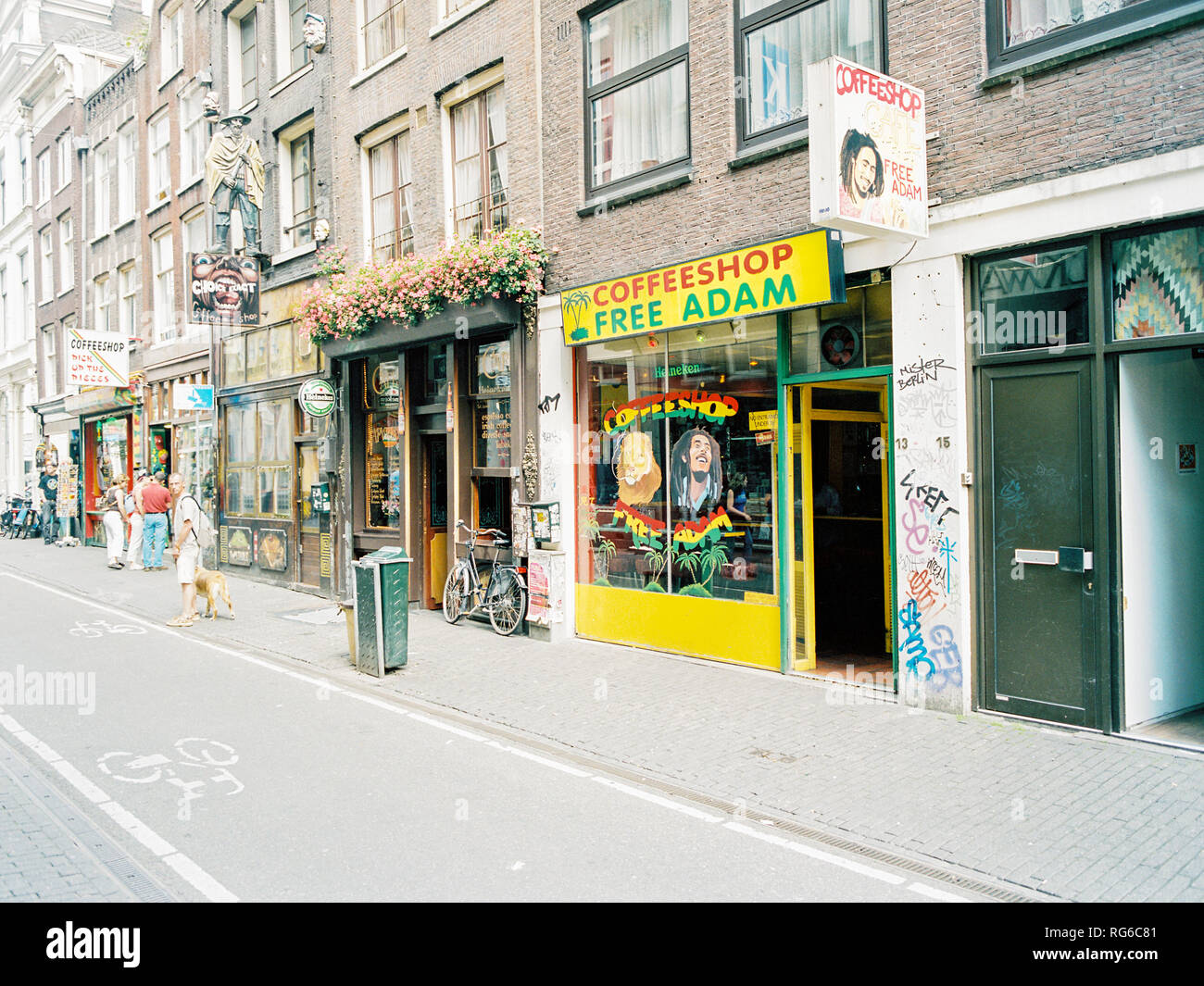 Amsterdam bob marley coffee shop hi-res stock photography and images - Alamy
