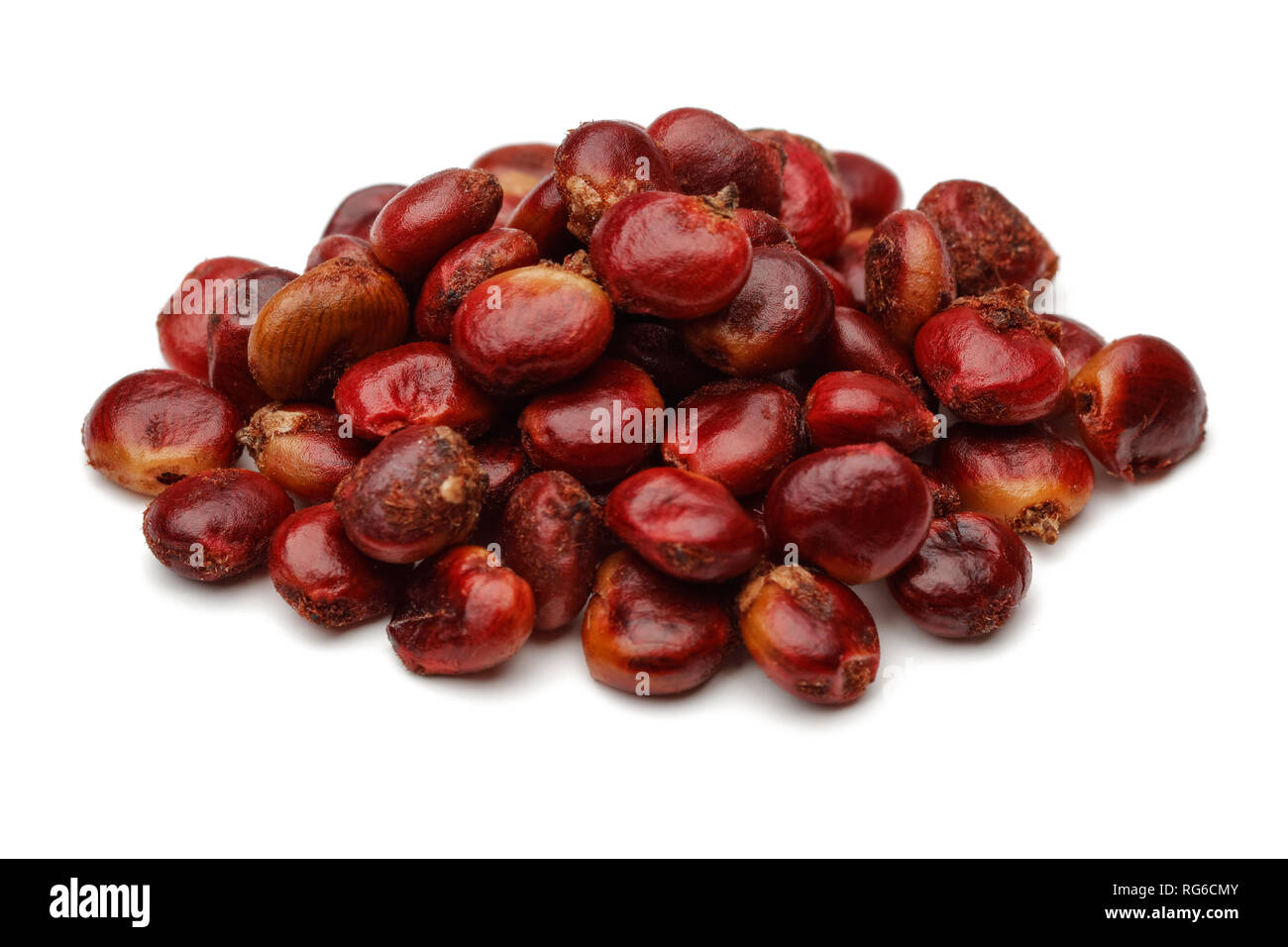 Dried sumac berries isolated on white background Stock Photo Alamy