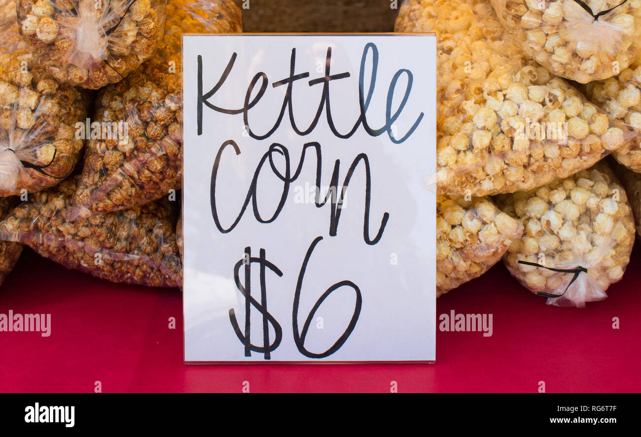 Kettle corn sign hires stock photography and images Alamy