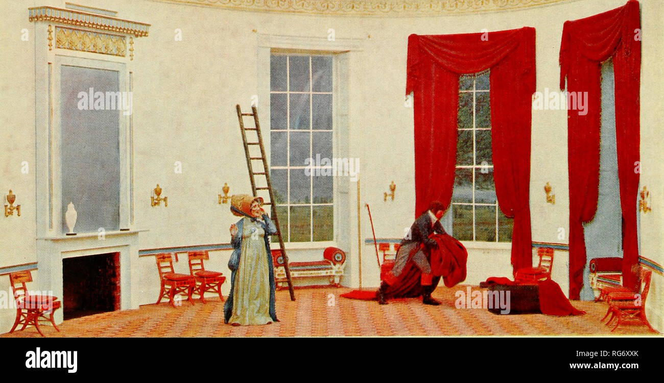 Dolley madison drawing room house hires stock photography and images