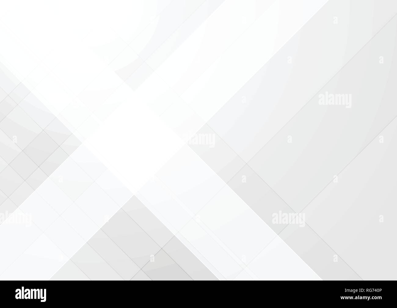 Abstract light grey tech geometric background. Vector template design ...