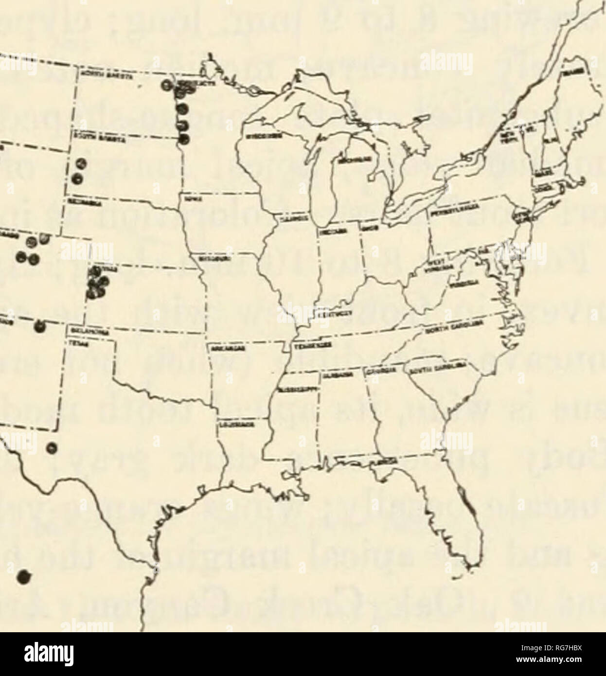 . Bulletin - United States National Museum. Science. —n rf T !i r^^-^ v.t!i^^.-,J Figure 33.—Localities for Cryptocheilus terminatum terminatum. west of Fort Davis); Washington (Pullman); Wyoming (Chimney Rock); and Mexico (Sombrerete in Zacatecas and Teotihuacdn). Most collection dates are in July and August. Unusually early and late dates are: June 24 at Flagstaff, Ariz.; June 29 at Clear Creek, 6,000 to 7,000 ft., Jefferson County, Colo.; July 4 at 30 miles west of Fort Davis, Tex.; July 9 in Sunnyside Canyon, Huachuca Mts., Ariz.; Aug. 26 at Lancaster, Miim.; Aug. 27 at Home, Colo,; Sept.  Stock Photo