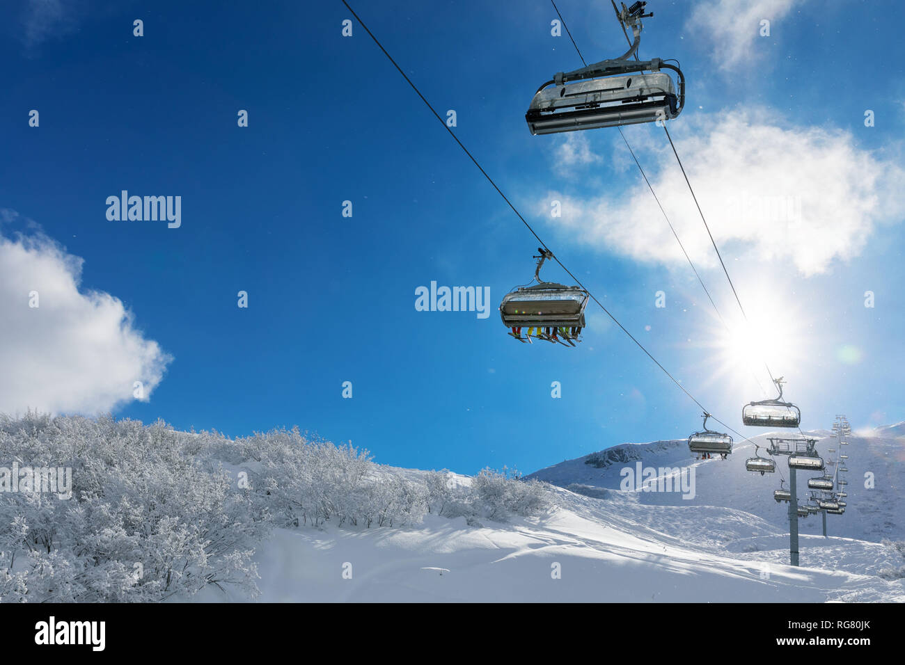 Chair lift ski resort hi-res stock photography and images - Alamy
