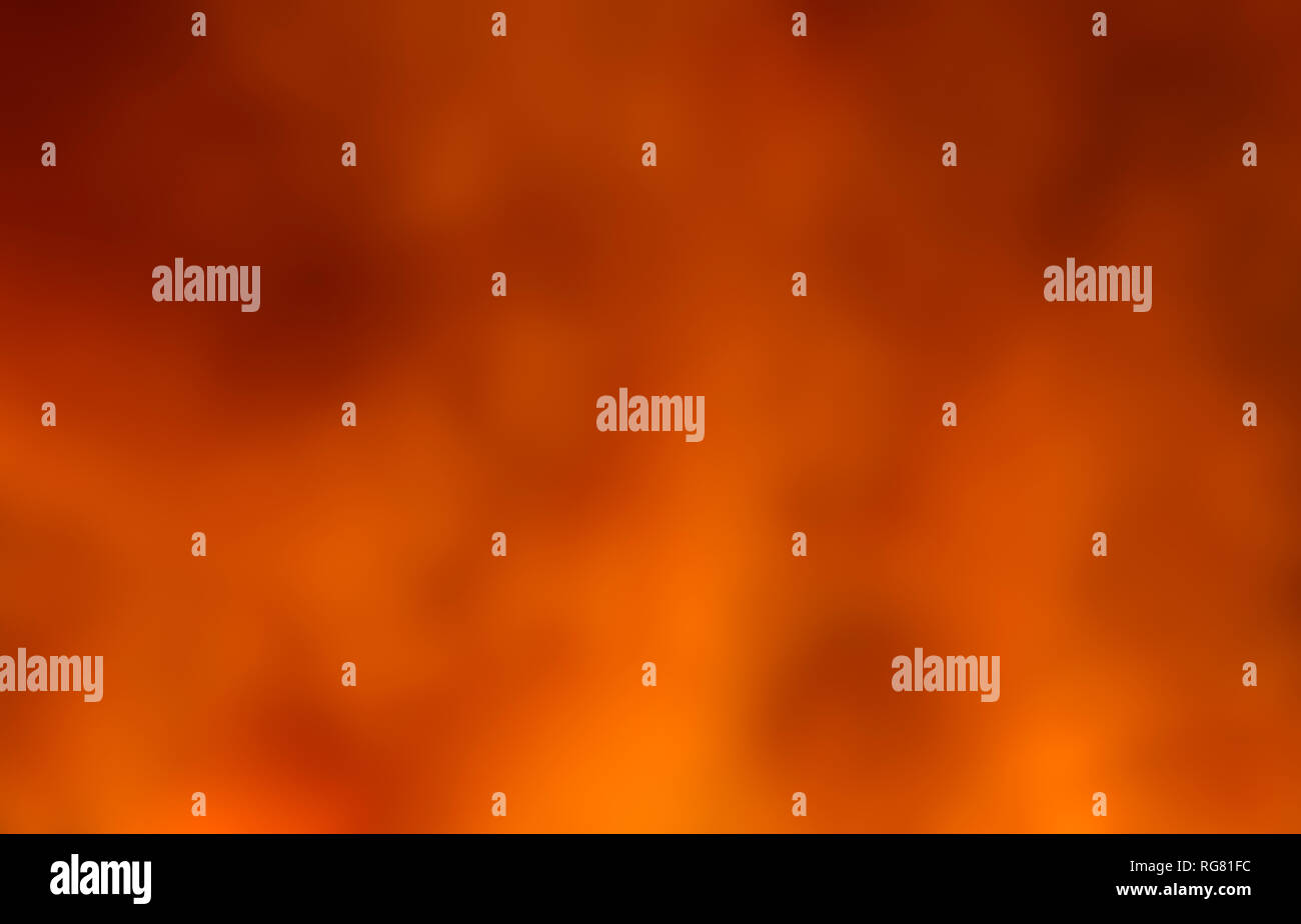 Abstract background of blurred orange and red colours, depicting fire. Stock Photo