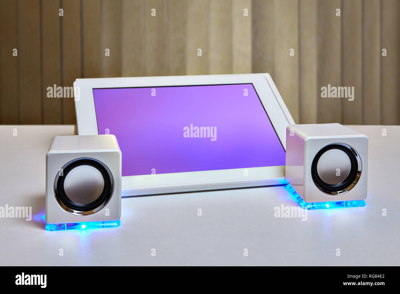 pc speakers with led lights