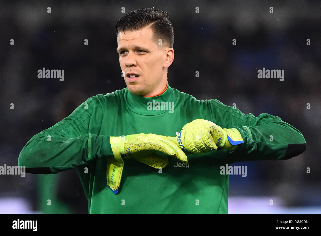 Football Serie A Lazio vs Juventus, Rome, Italy - 27 Jan 2019 In the picture Wojciech Szczesny Ph Photographer01 Stock Photo