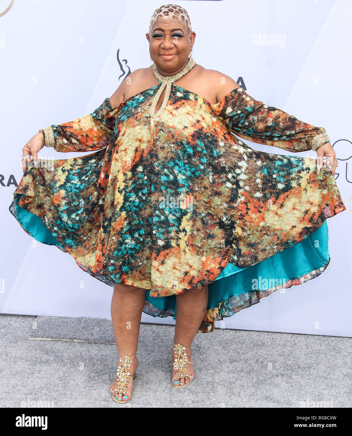Los Angeles, United States. 27th Jan, 2019. LOS ANGELES, CA, USA - JANUARY 27: Luenell arrives at the 25th Annual Screen Actors Guild Awards held at The Shrine Auditorium on January 27, 2019 in Los Angeles, California, United States. (Photo by Xavier Collin/Image Press Agency) Credit: Image Press Agency/Alamy Live News Stock Photo