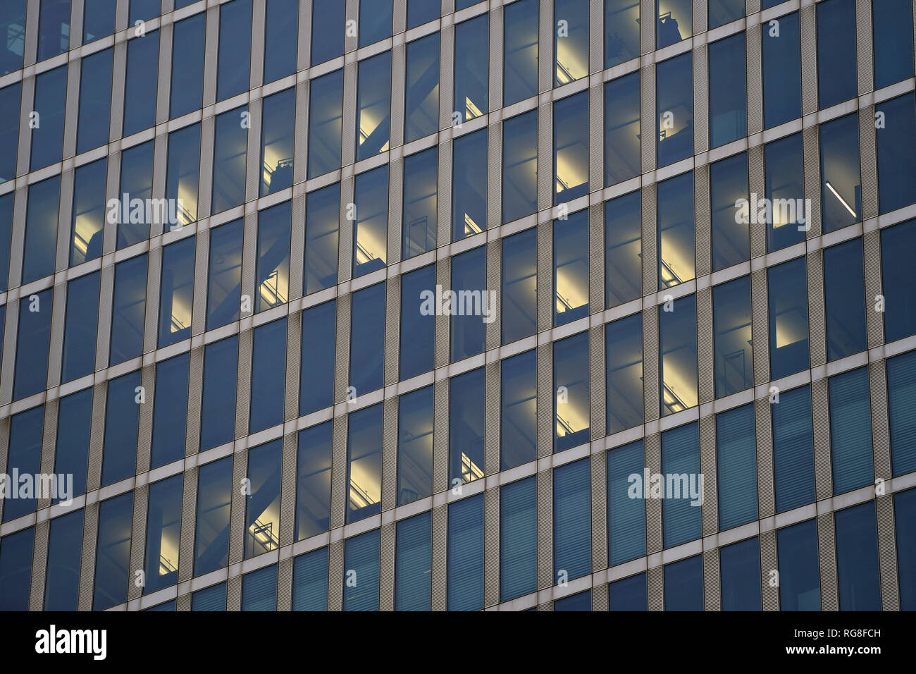 Munich Deutschland 28th Jan 2019 Office High Rise Lit