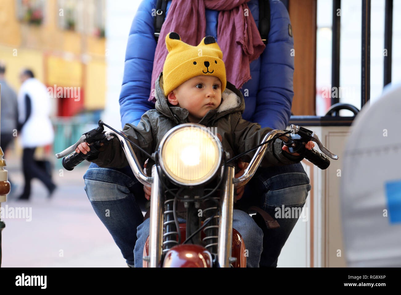 little baby motorcycle