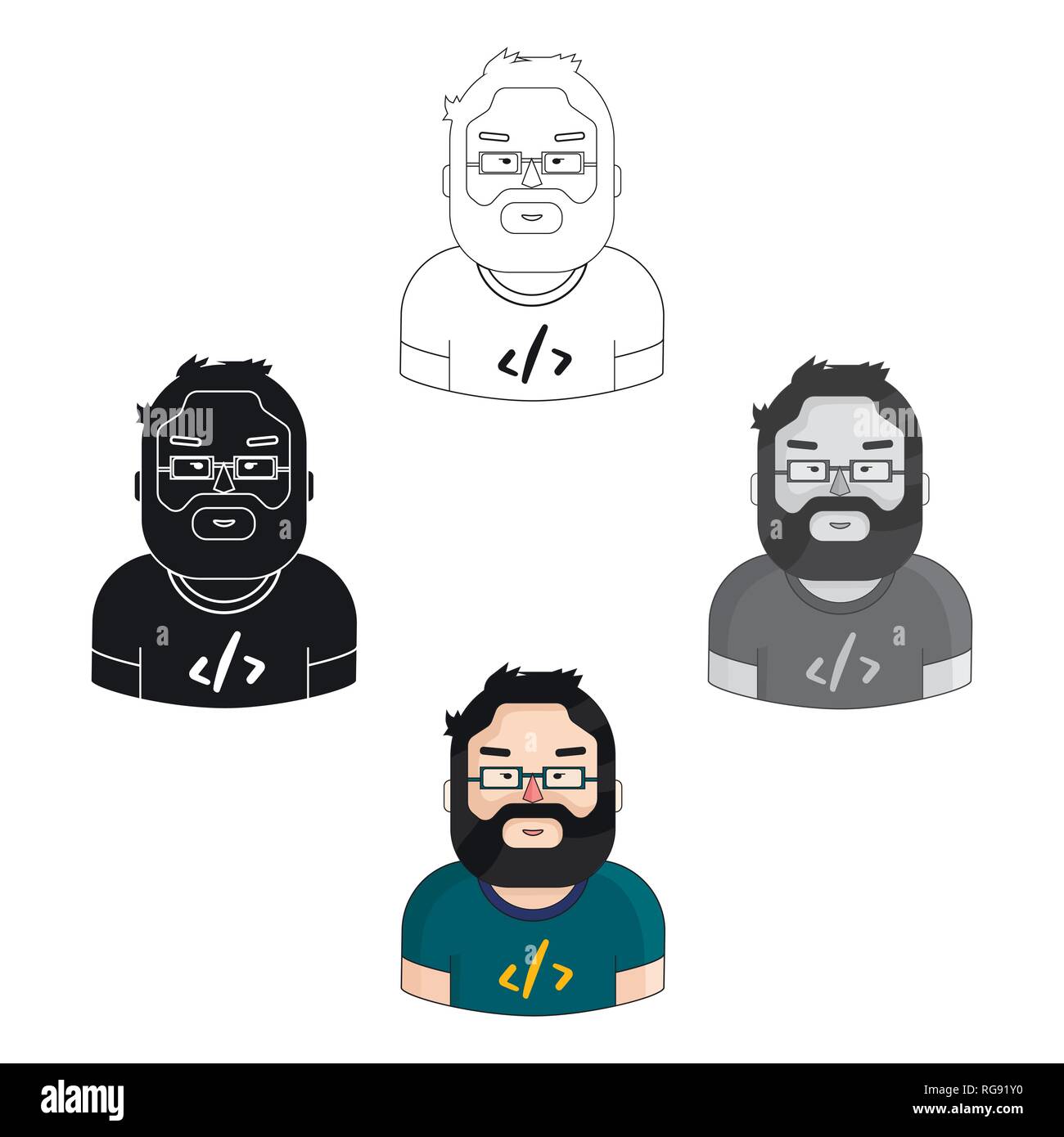 Programmer Geek Icon