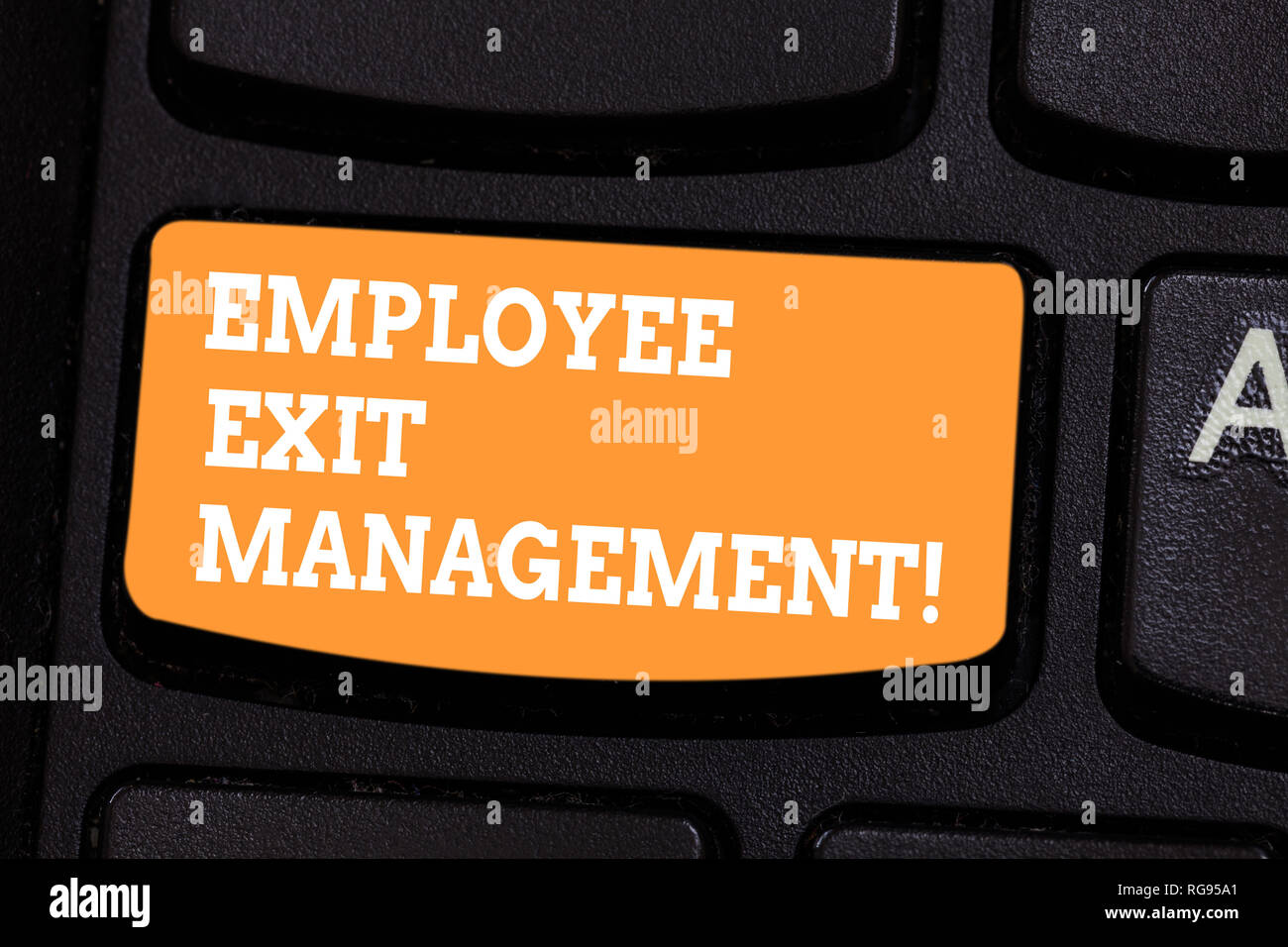 Conceptual hand writing showing Employee Exit Management. Business ...