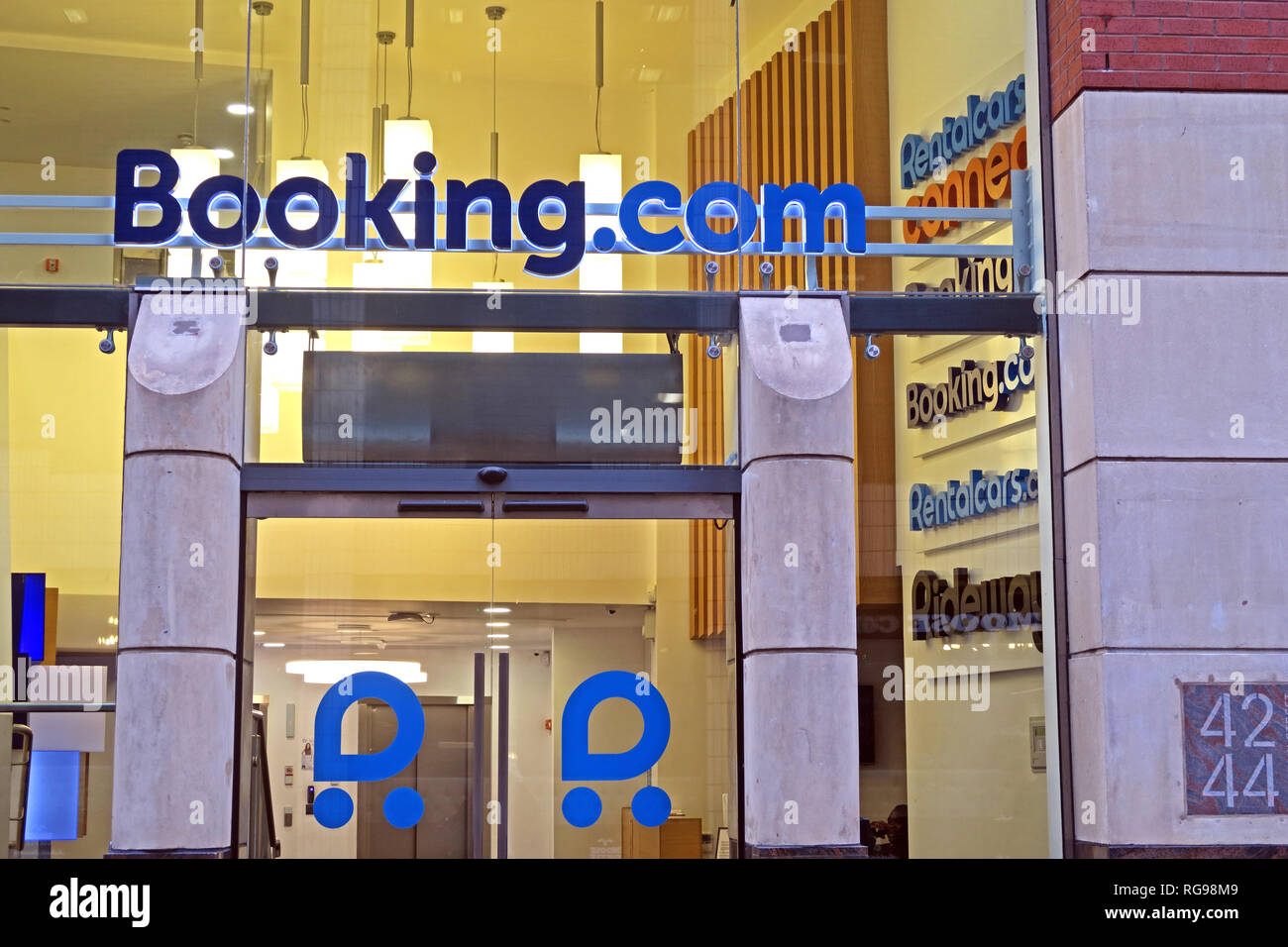 Manchester Offices of Booking.com (online hotels and car hire), City Centre, Lancashire, North West England, Stock Photo
