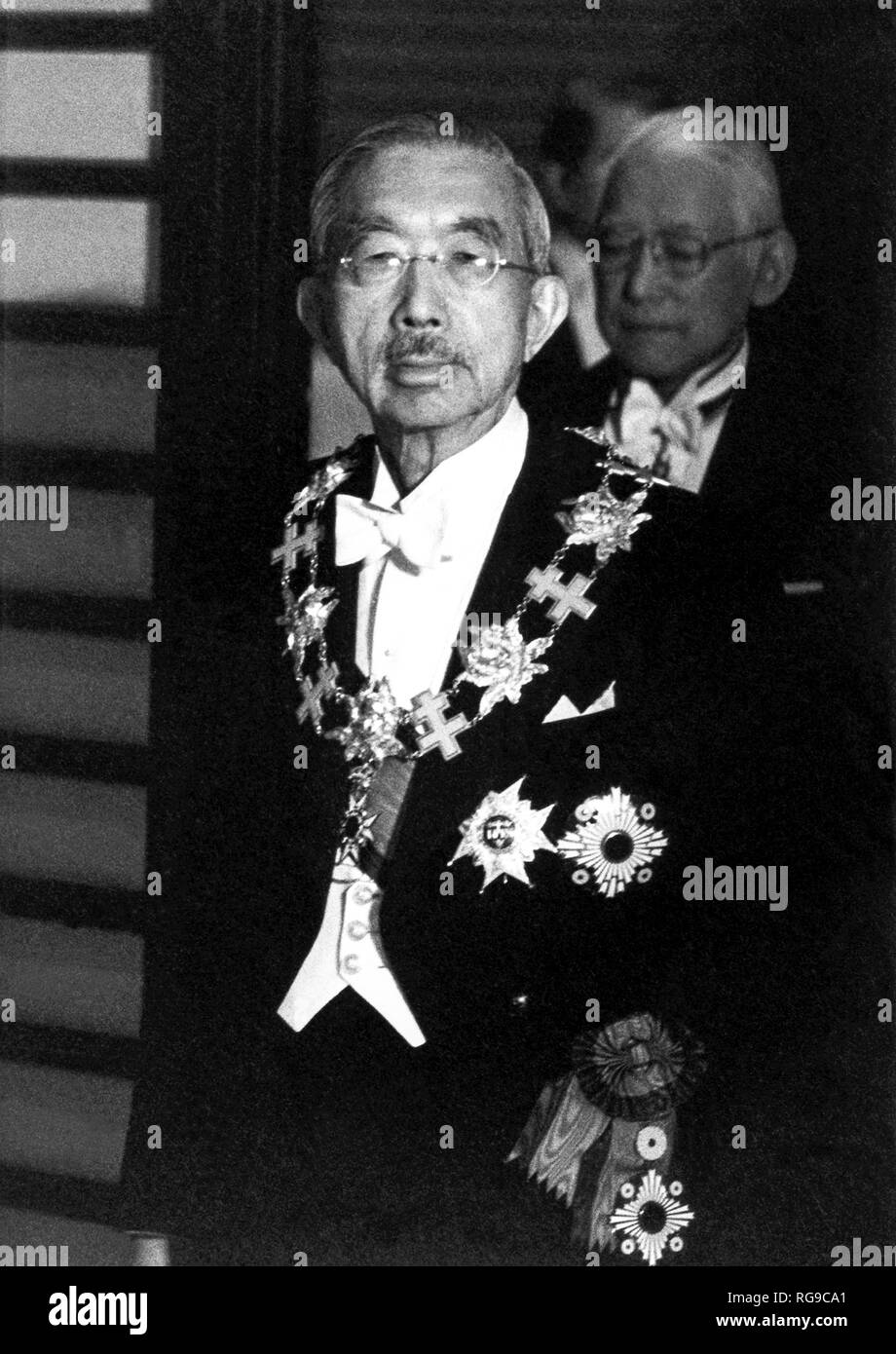 HIROHITO 124th Japanese Emperor Stock Photo