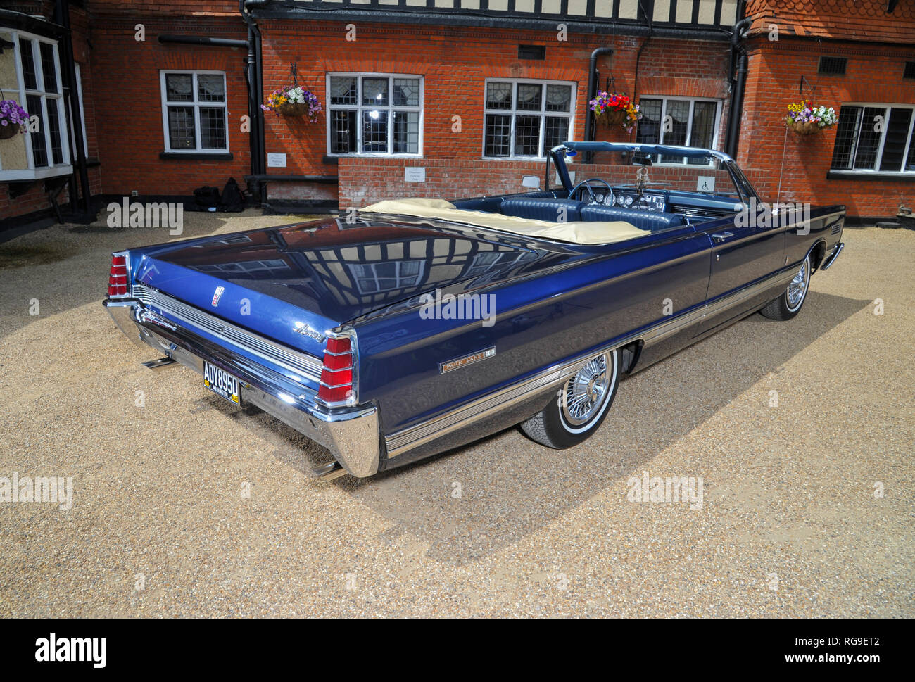 1966 Mercury Park Lane convertible classic American luxury car Stock