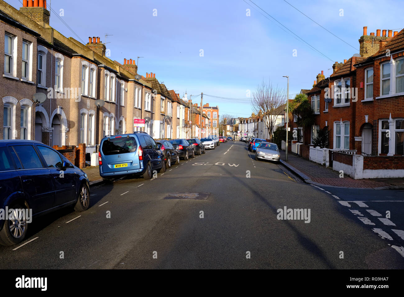 Pevensey Road Tooting London UK Stock Photo Alamy