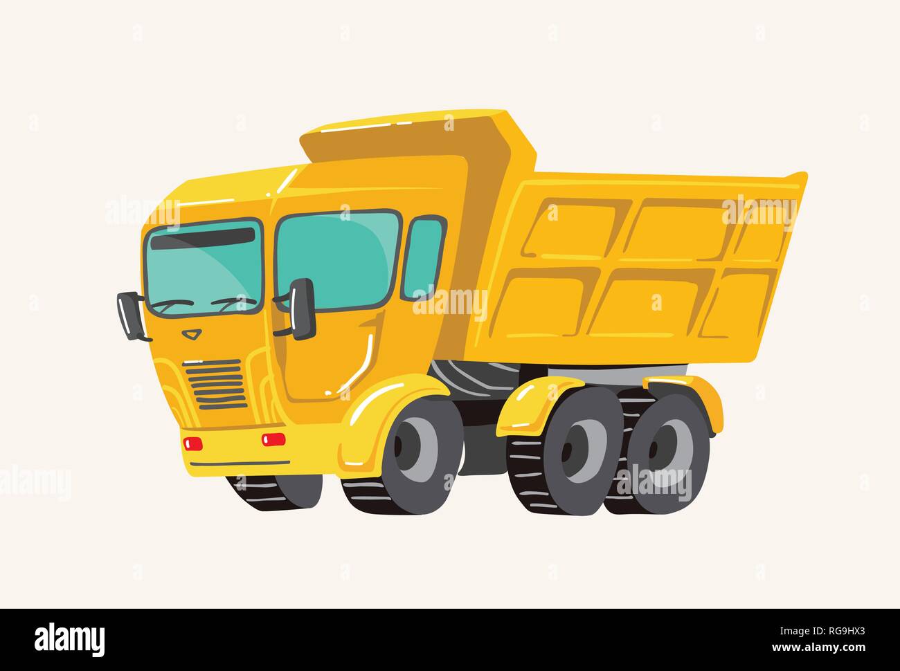 cartoon truck stock photos