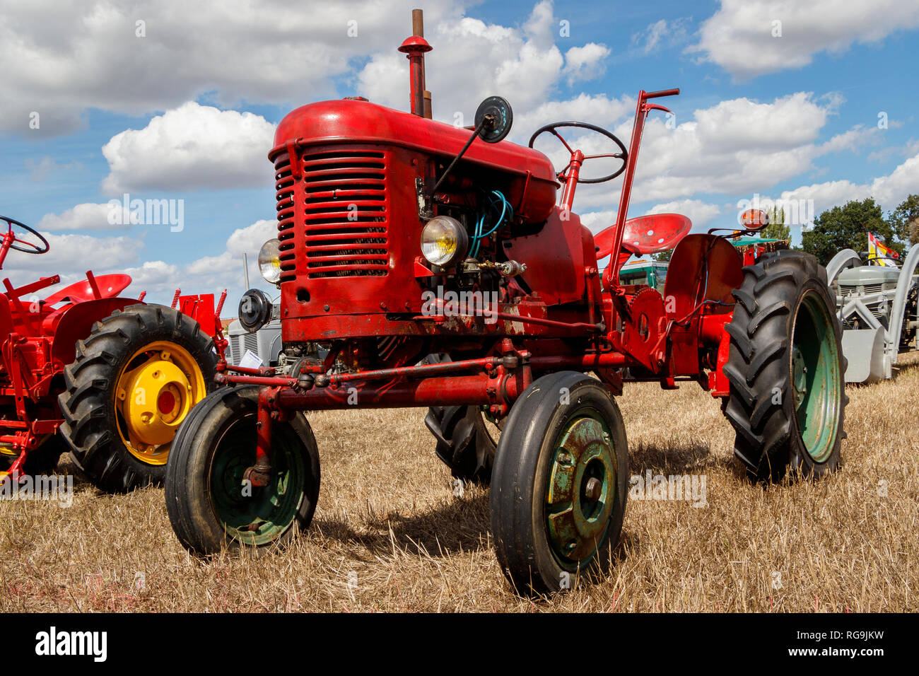 1954 Massey Harris Pony French on display at the 2018 Starting Handle Club Summer Show, Norfolk, UK. Stock Photo