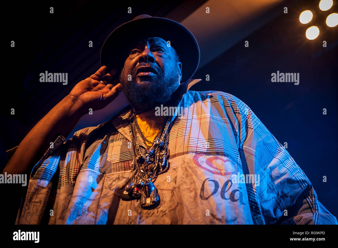 GEORGE CLINTON and PARLIAMENT FUNKADELIC performing live at Astra in Berlin - Germany. Stock Photo