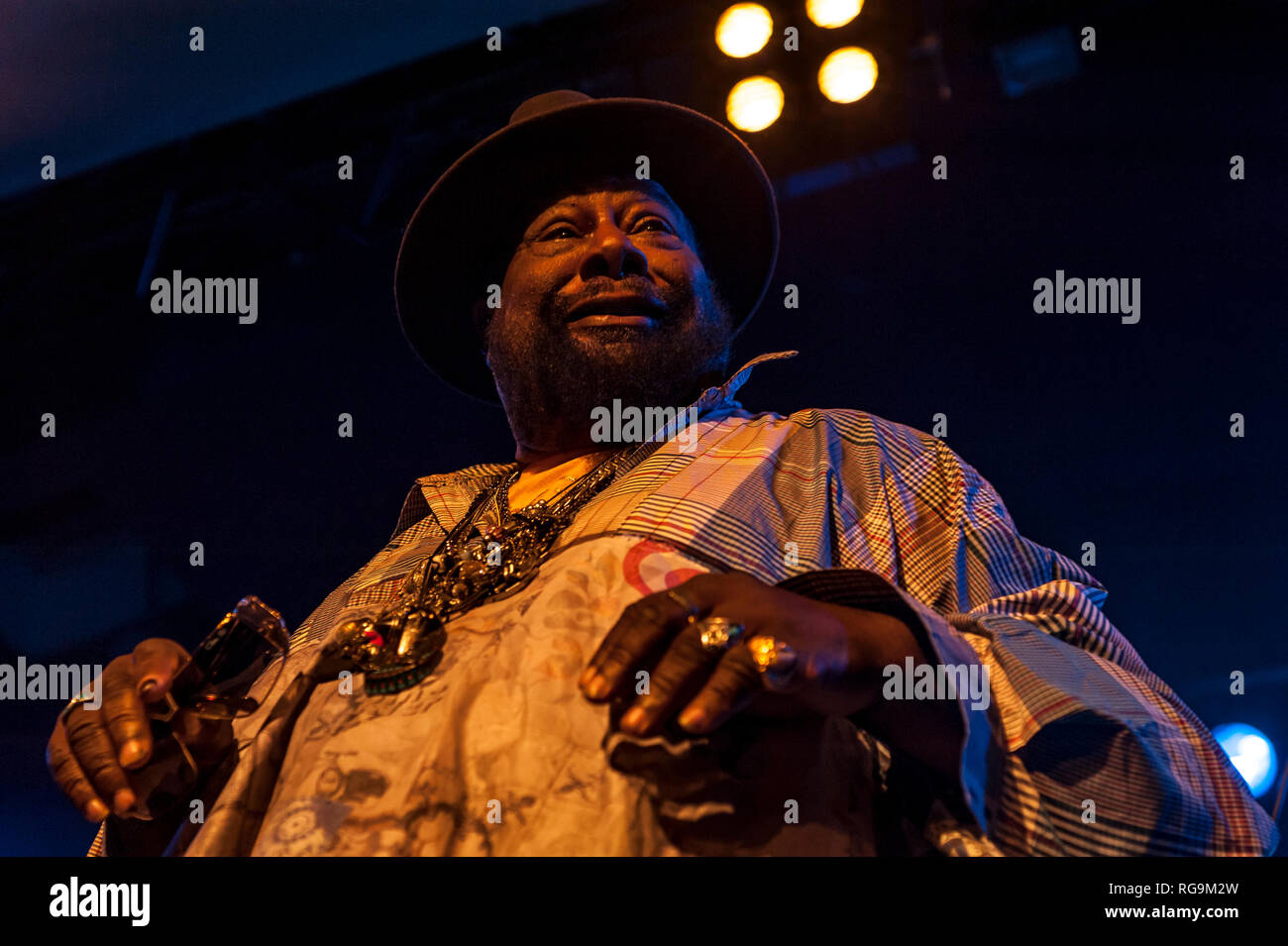 GEORGE CLINTON and PARLIAMENT FUNKADELIC performing live at Astra in Berlin - Germany. Stock Photo