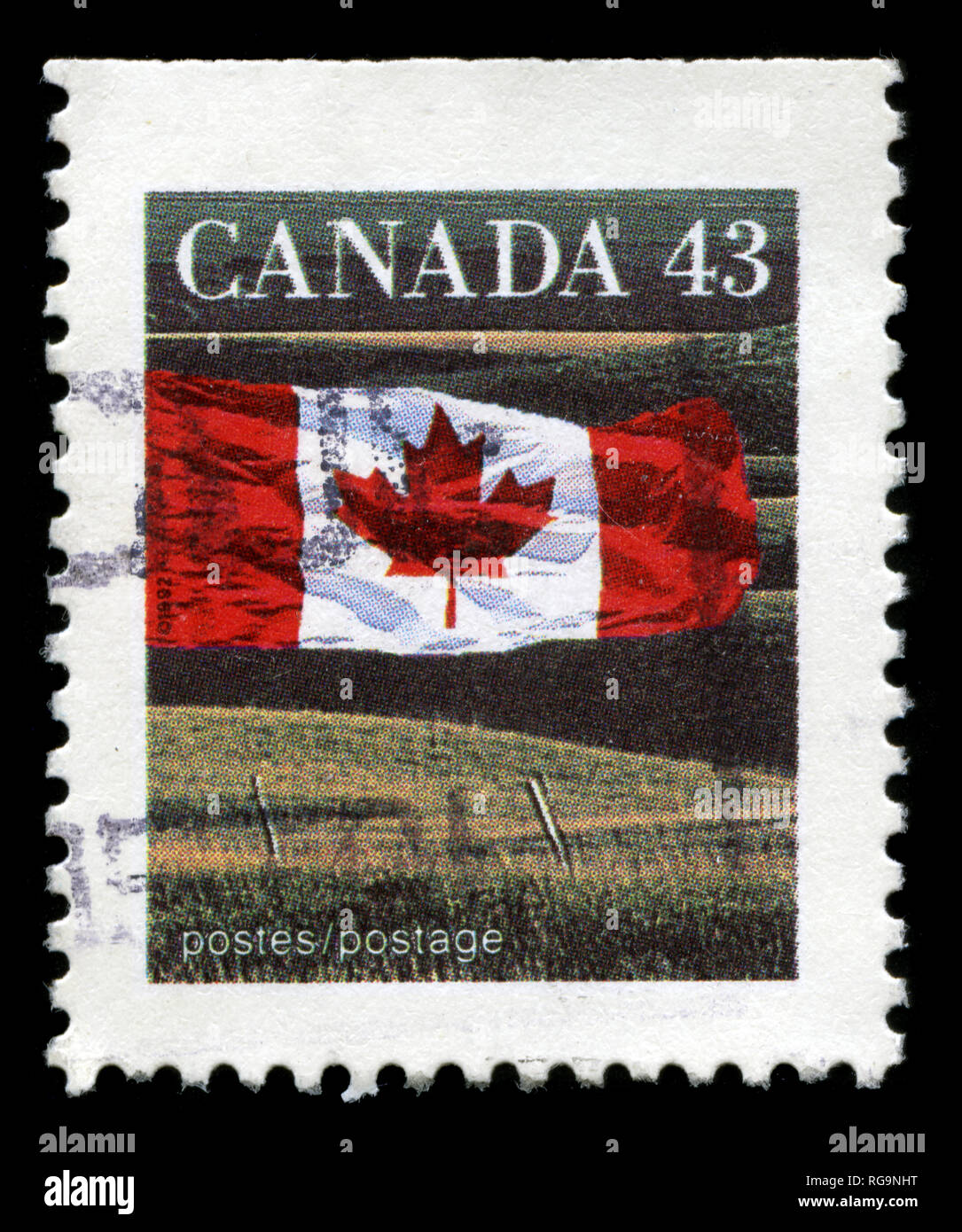 Postage stamp from Canada in the Definitives 19892005 Canadian Flag