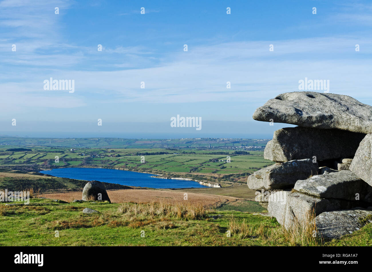 bodmin moor, cornwall, england, uk. Stock Photo