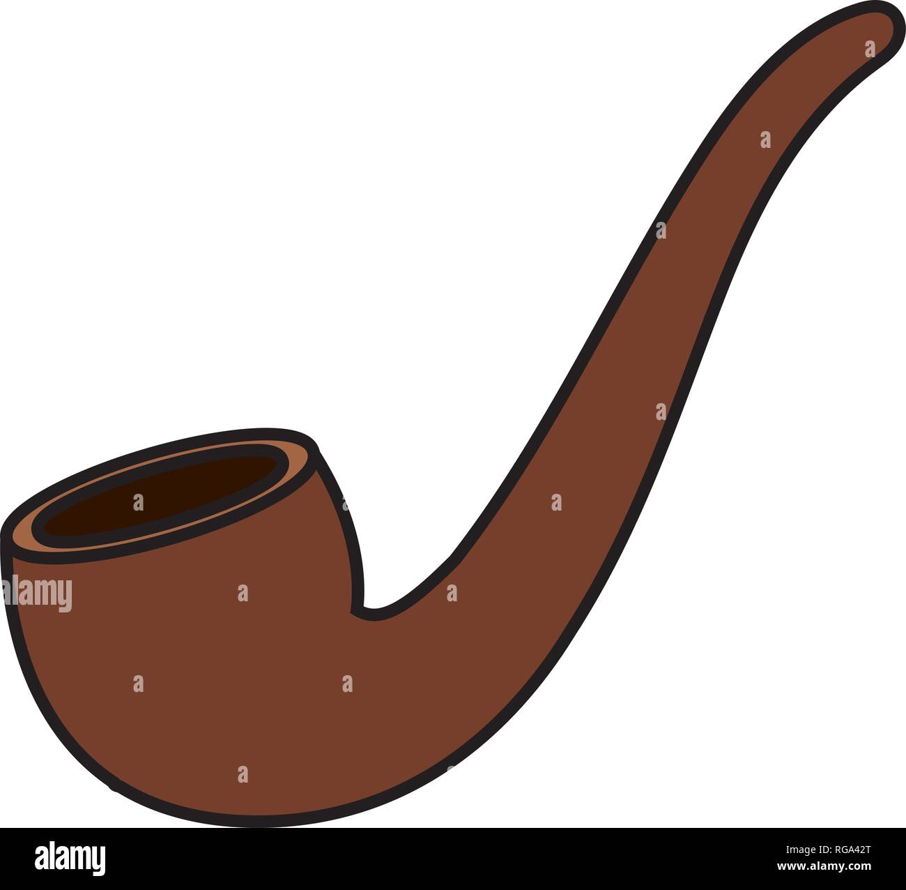 pipe isolated icon Stock Vector Image & Art - Alamy