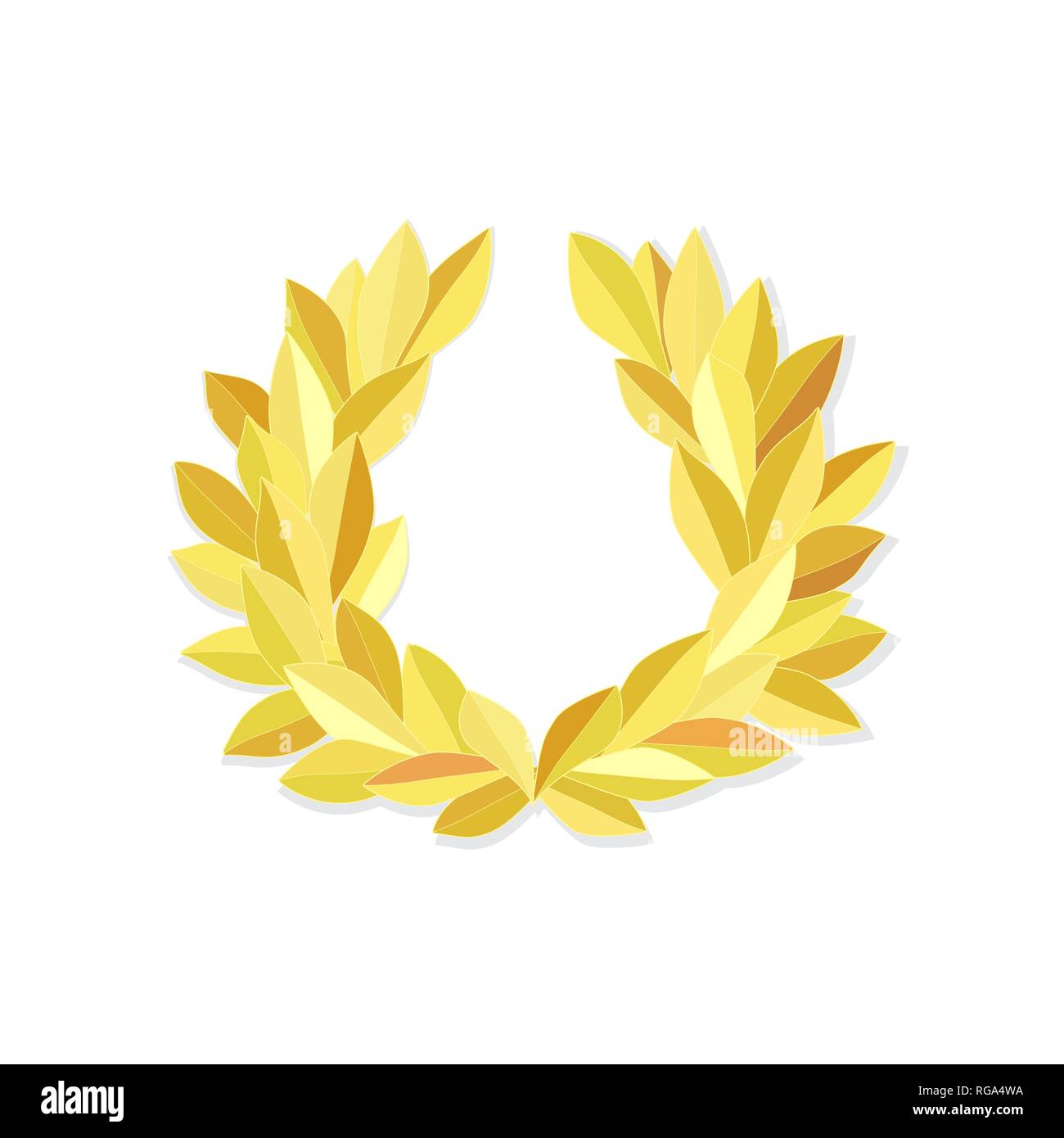 Laurel Wreath Gold High Resolution Stock Photography and Images Alamy