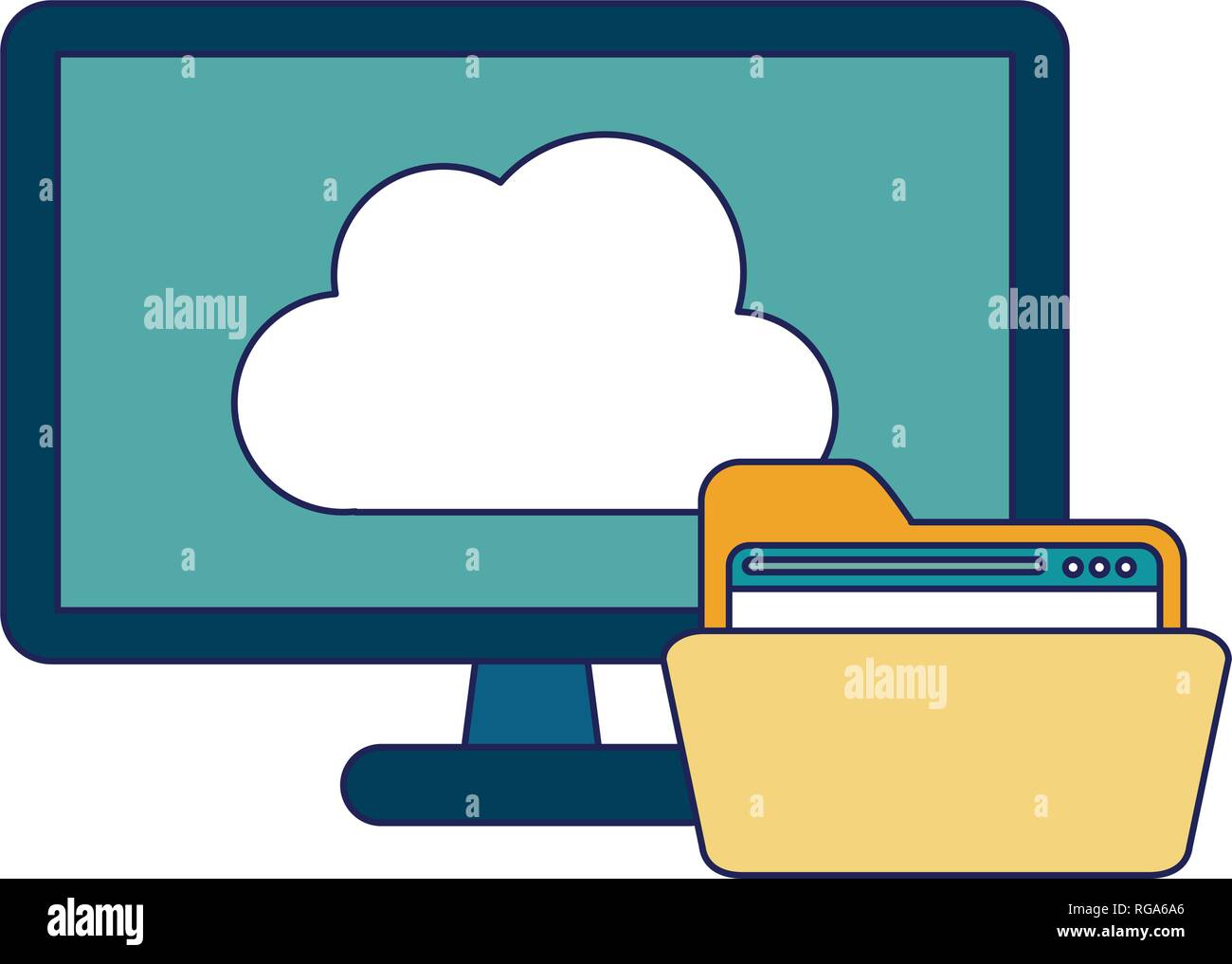 cloud computing technology Stock Vector Image & Art - Alamy