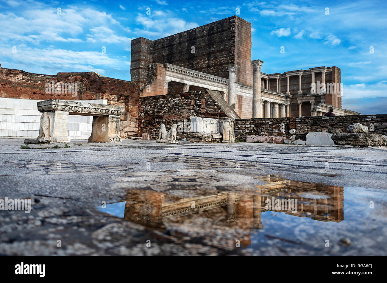 Sardes Ancient City Salihli Manisa Turkey Stock Photo Alamy