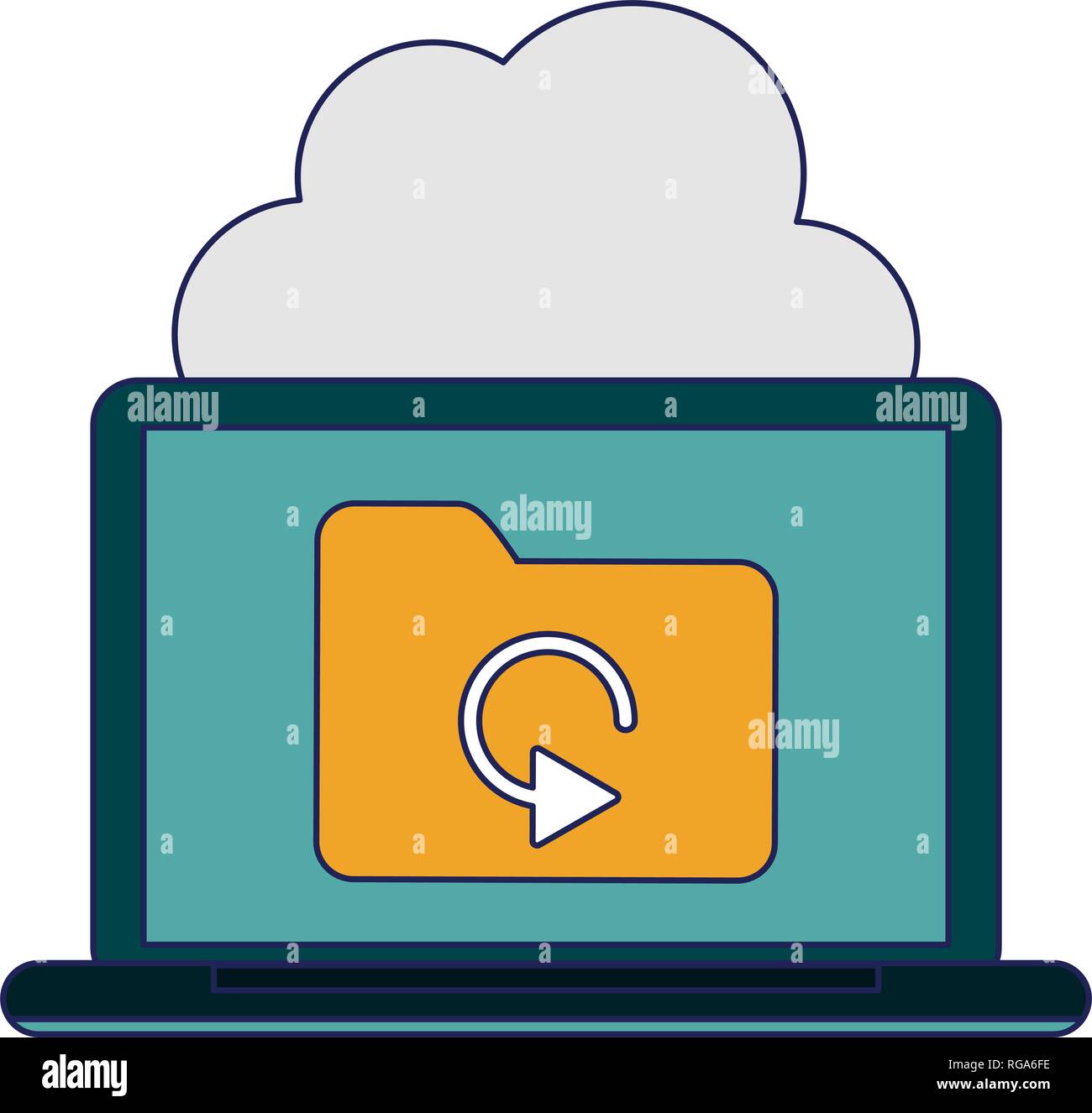 cloud computing technology Stock Vector Image & Art - Alamy