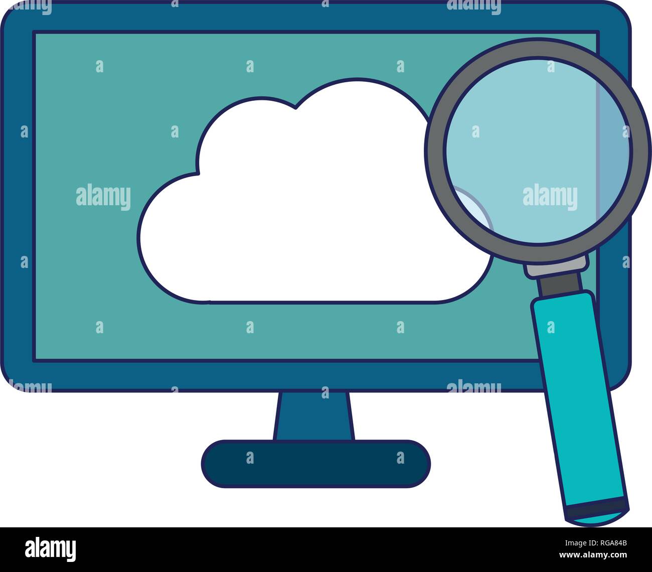 cloud computing technology Stock Vector Image & Art - Alamy