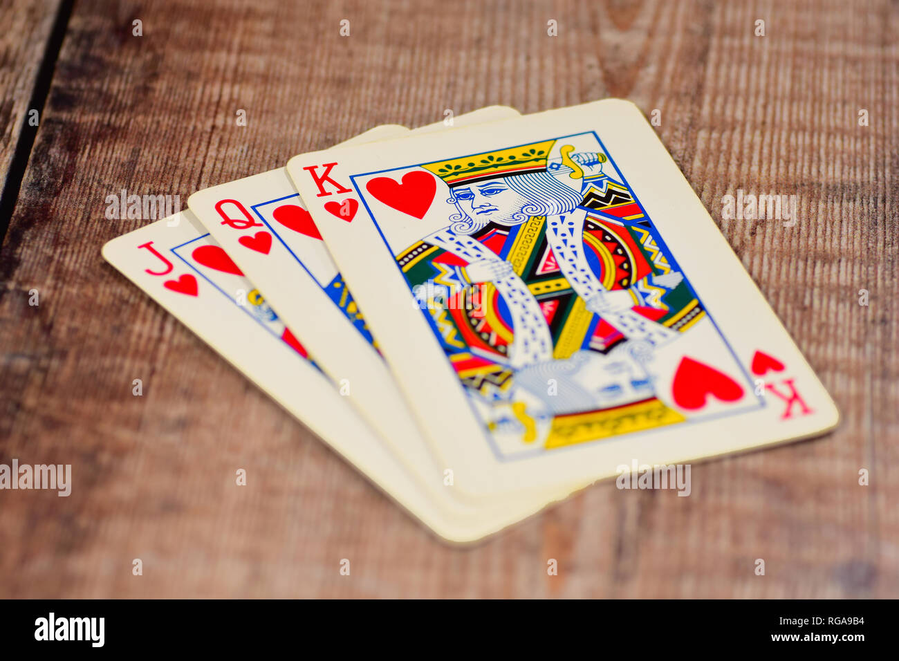 Scattered playing cards hires stock photography and images Alamy