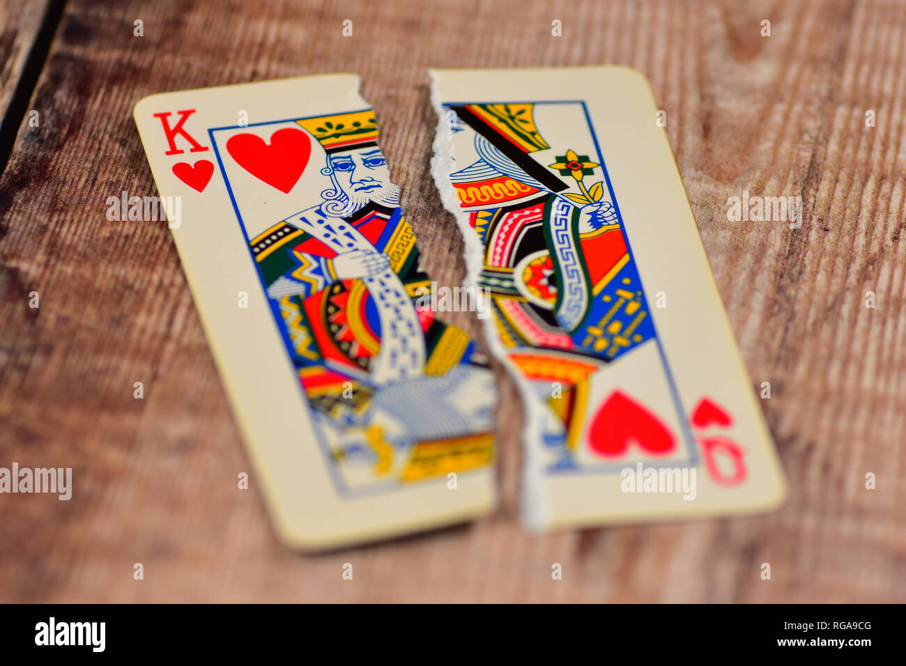 Scattered Playing Cards High Resolution Stock Photography and Images
