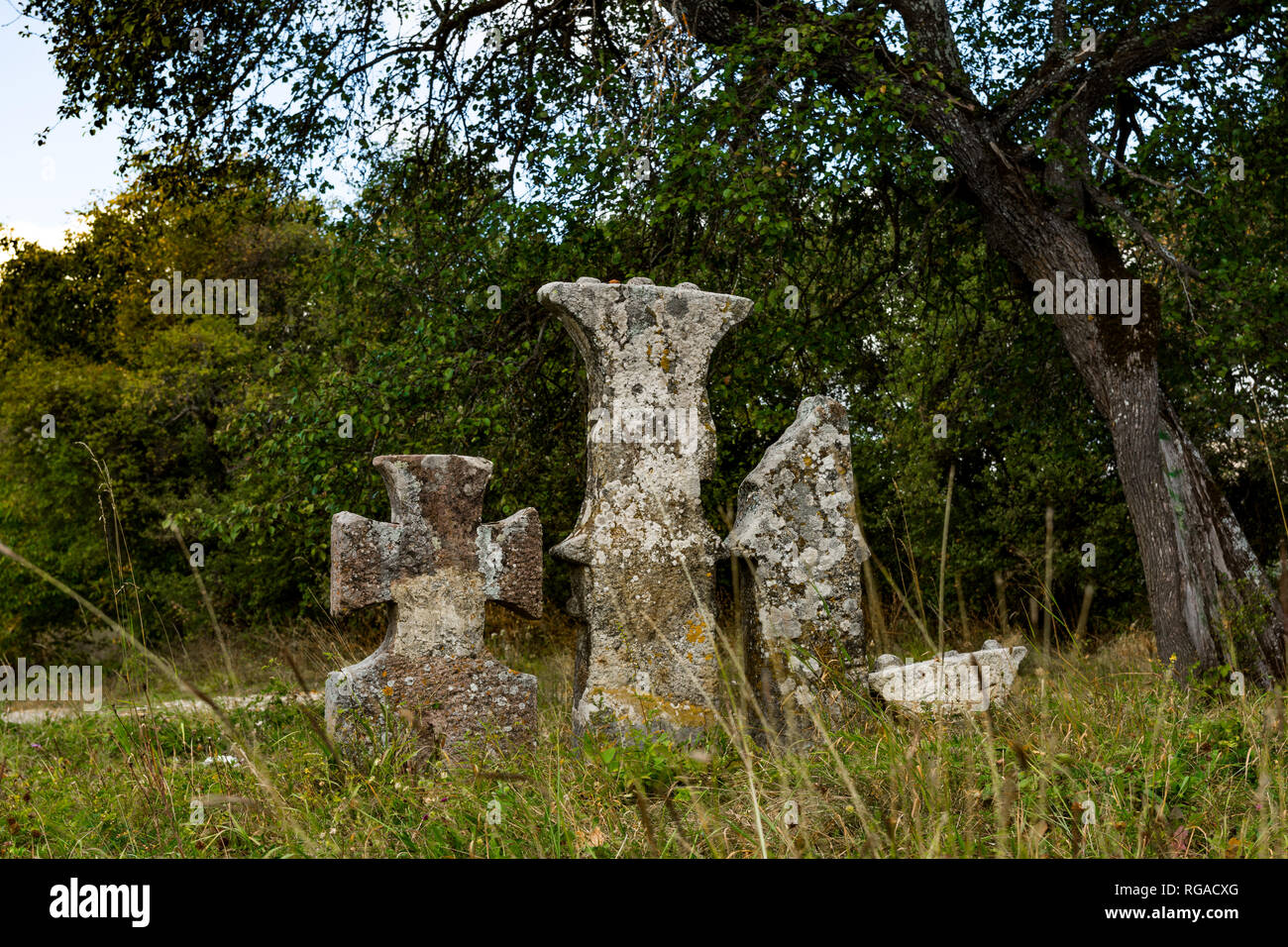 Koprivsticki krst ( Koprivsticki cross ), it is a holy sanctuary, and testimonial place, raised against paranormal activities, vampires, witches, etc. Stock Photo